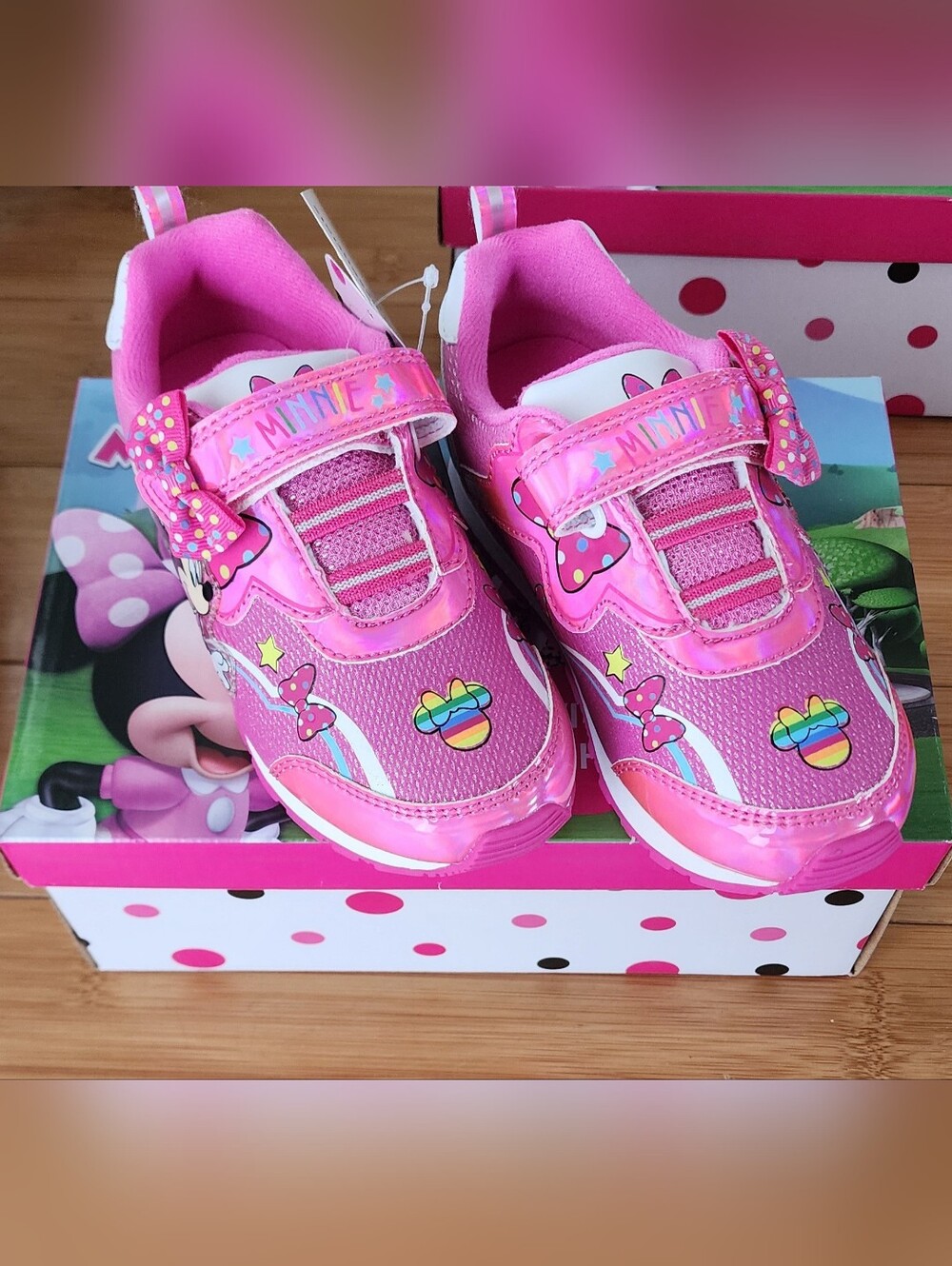 Disney Minnie Mouse Pink Kids Sneakers